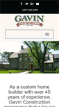 Mobile Screenshot of gavinconstruction.com